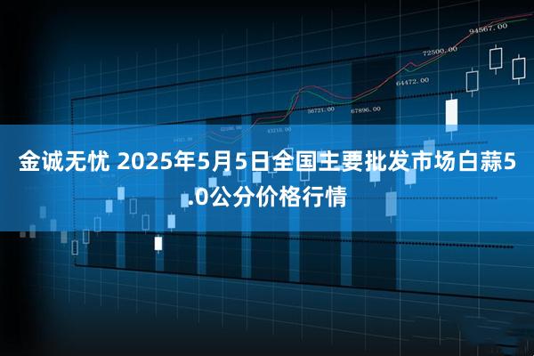 金诚无忧 2025年5月5日全国主要批发市场白蒜5.0公分价格行情